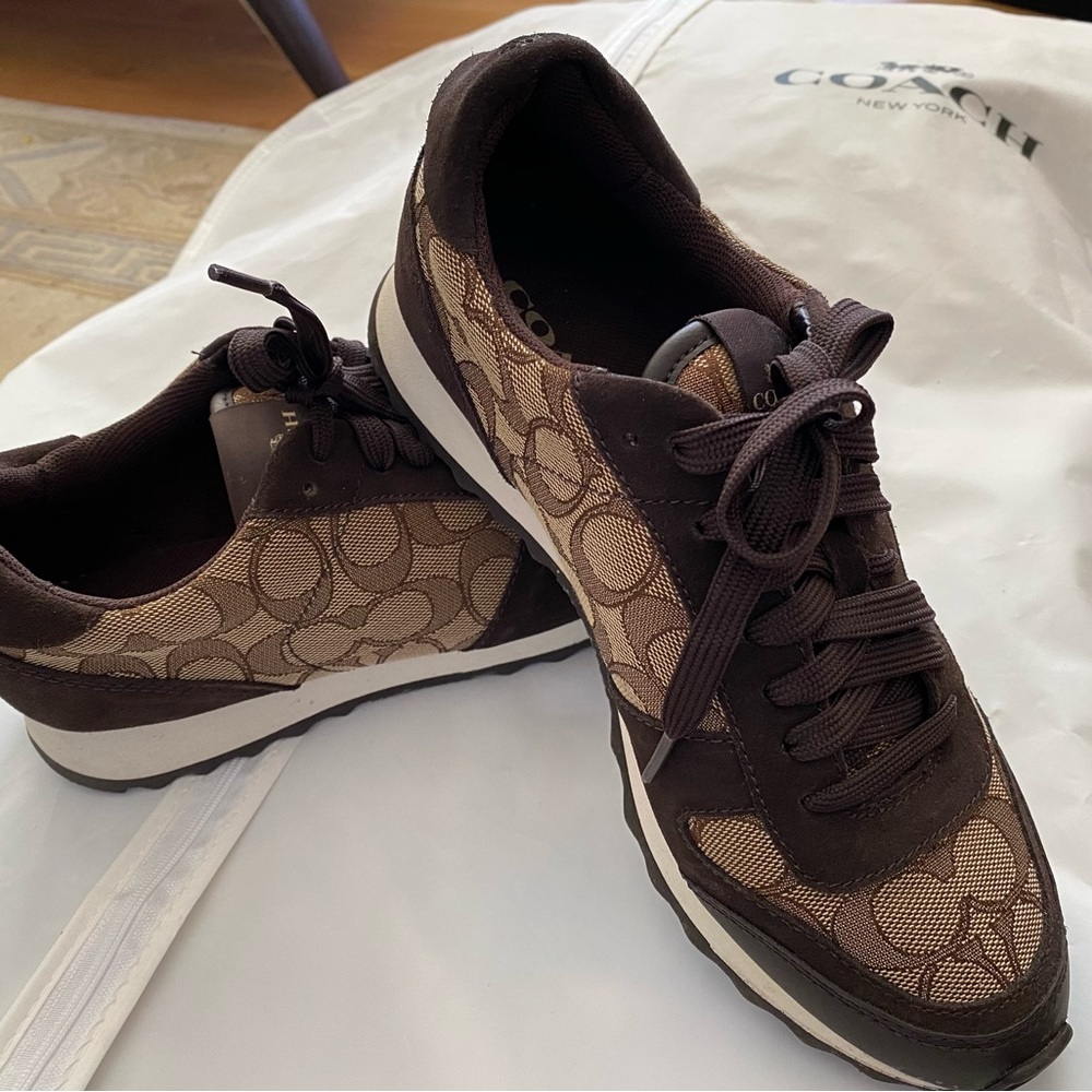 Coach Women’s Mason Signature Jacquard Sneakers